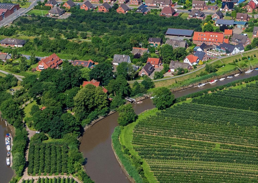 FeWo Blankenese im Haus Lühegarten Grünendeich Exterior foto